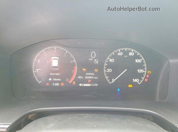 2HKRS3H74SH304555 2025 HONDA CR-V White Widok zestawu wskaźników
