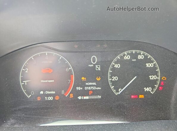 2HKRS3H75SH321963 2025 HONDA CR-V Blue ხელსაწყოთა პანელის ხედი
