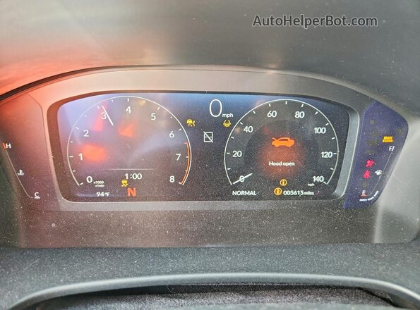 2HKRS3H76TH305093 2026 HONDA CR-V Серый Вид щитка приборов
