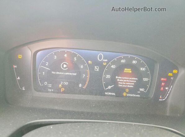 2HKRS3H77TH312974 2026 HONDA CR-V Черный Вид щитка приборов