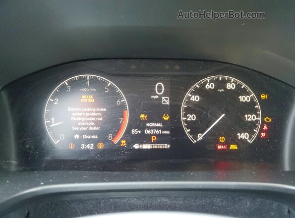 2HKRS4H47RH425229 2024 HONDA CR-V Gray ხელსაწყოთა პანელის ხედი