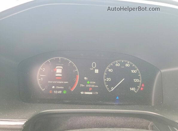 2HKRS4H48SH495084 2025 HONDA CR-V White Вид щитка приладів
