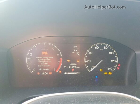 2HKRS4H49RH424972 2024 HONDA CR-V Charcoal ხელსაწყოთა პანელის ხედი