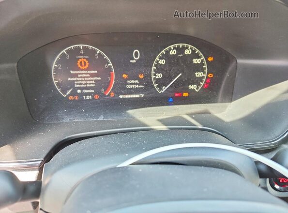 2HKRS4H4XRH458533 2024 HONDA CR-V Blue Widok zestawu wskaźników