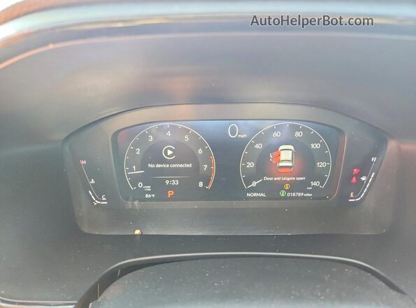 2HKRS4H71TH408427 2026 HONDA CR-V Blue Instrument cluster view