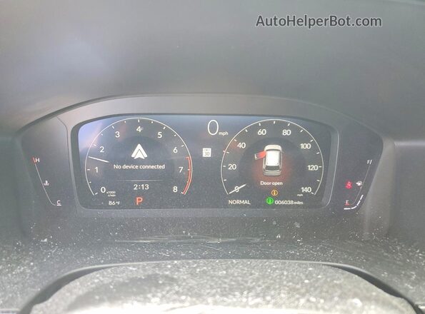 2HKRS4H71TH432520 2026 HONDA CR-V Silver ხელსაწყოთა პანელის ხედი