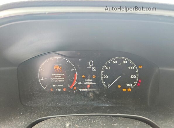 2HKRS4H74RH445495 2024 HONDA CR-V White Instrument cluster view