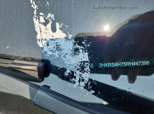 2HKRS4H75RH447398 2024 HONDA CR-V Charcoal Vista de la etiqueta del VIN