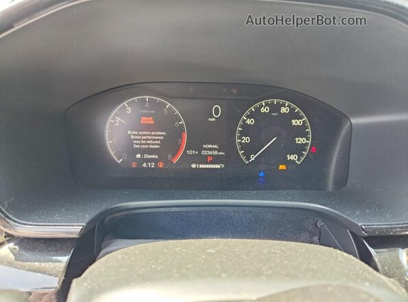 2HKRS4H76RH430660 2024 HONDA CR-V Gray Instrument cluster view