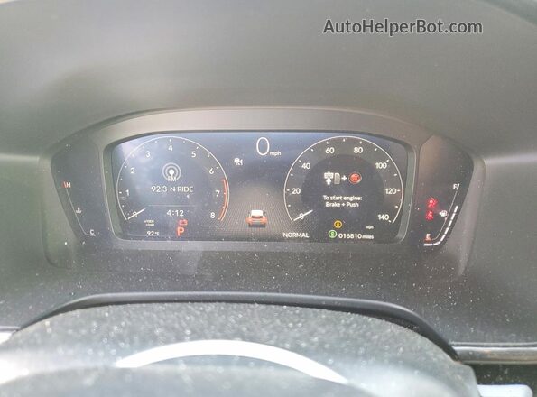 2HKRS4H76TH400114 2026 HONDA CR-V Gray Vista del cuadro de instrumentos