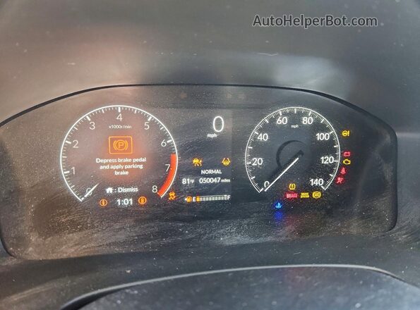 2HKRS4H77PH408938 2023 HONDA CR-V Blue Widok zestawu wskaźników