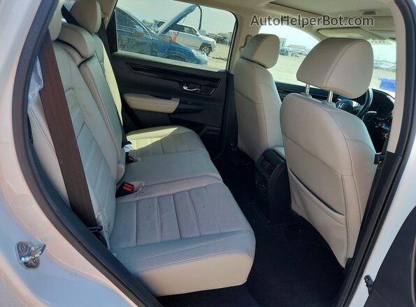2HKRS4H77SH447909 2025 HONDA CR-V White Widok wnętrza z tyłu