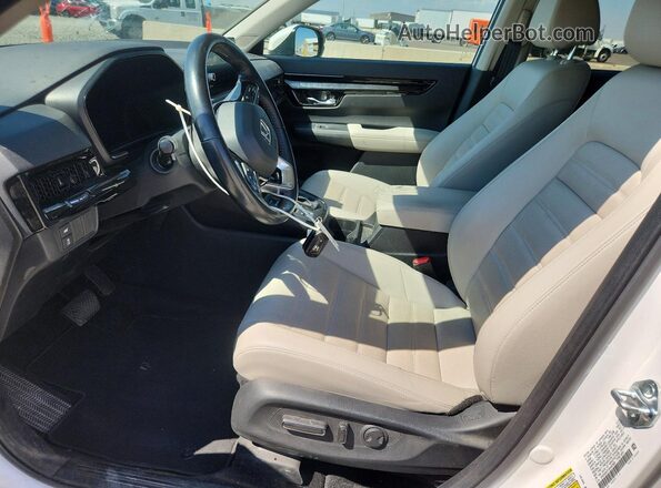 2HKRS4H77SH447909 2025 HONDA CR-V White Widok wnętrza z przodu
