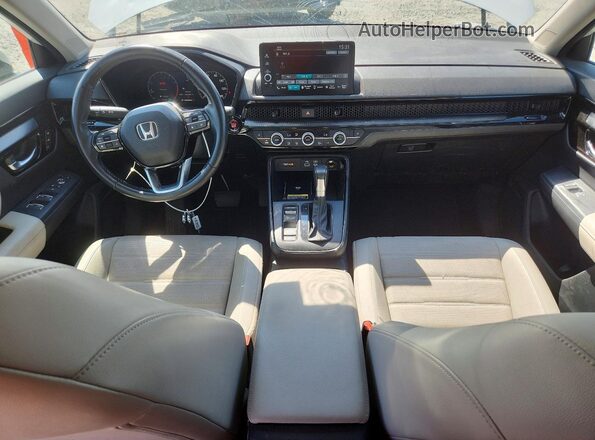2HKRS4H77SH447909 2025 HONDA CR-V White Widok deski rozdzielczej
