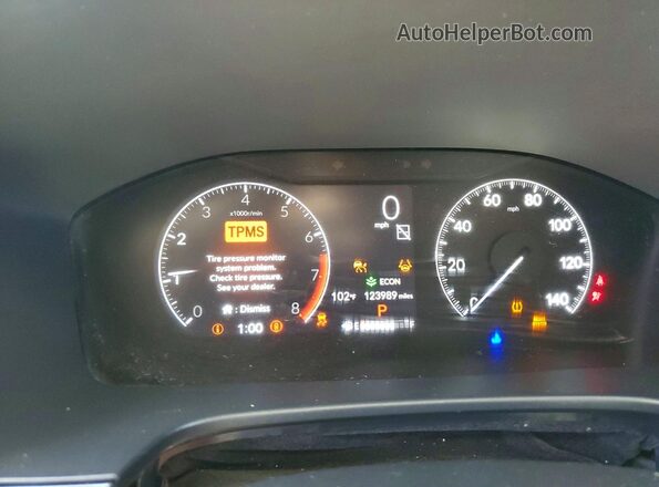 2HKRS4H79PH403675 2023 HONDA CR-V White Вид щитка приладів