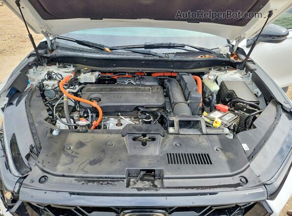 2HKRS5H56PH704666 2023 HONDA CR-V White Շարժիչի բաժամունքի տեսք