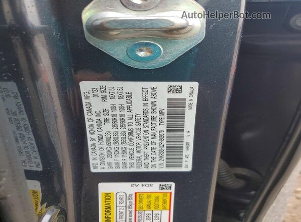 2HKRS6H52PH809579 2023 HONDA CR-V Gray Սալոնի 360 աստիճան տեսք