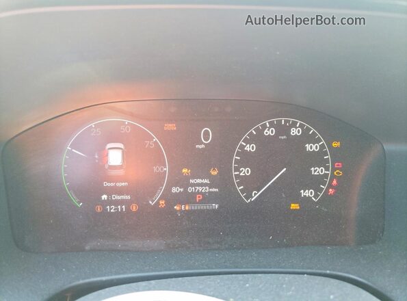 2HKRS6H53RH807584 2024 HONDA CR-V White Instrument cluster view