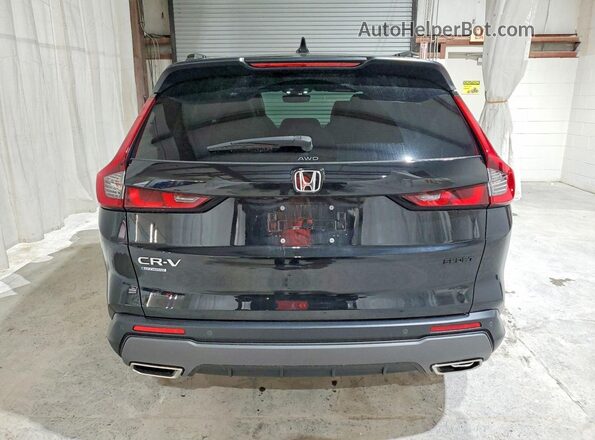 2HKRS6H80RH804930 2024 HONDA CR-V Black უკანა ხედი