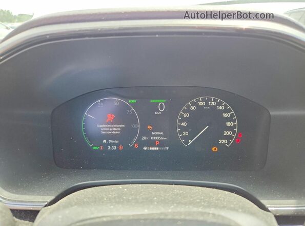 2HKRS6H99SH221870 2025 HONDA CR-V White Widok zestawu wskaźników