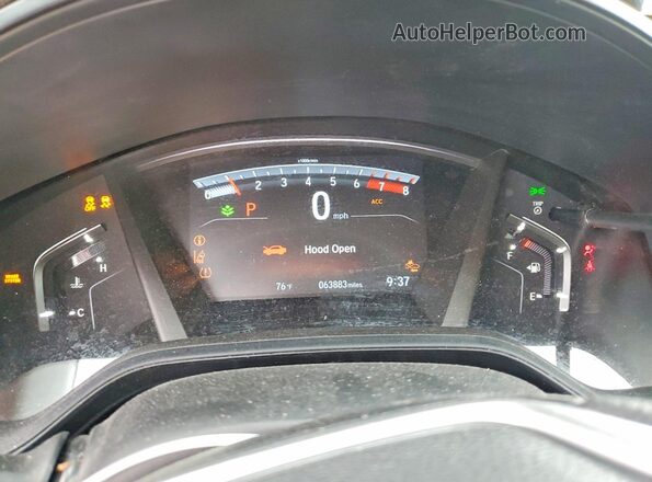 2HKRW1H27MH409459 2021 HONDA CR-V Black Vista del cuadro de instrumentos
