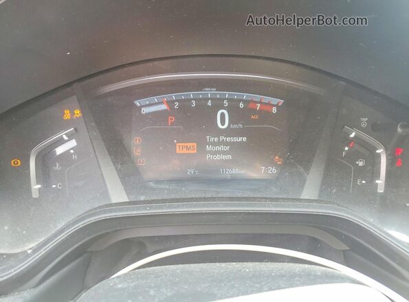 2HKRW1H27NH001058 2022 HONDA CR-V Gray Սարքավորումների վահանակի տեսք