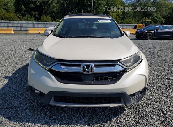 2HKRW1H58HH507643 2017 HONDA CR-V White Widok z przodu