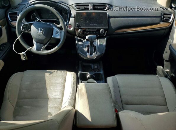 2HKRW1H58HH507643 2017 HONDA CR-V White Widok deski rozdzielczej