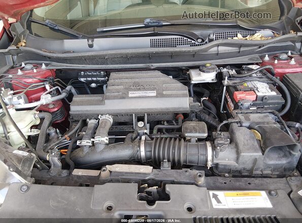 2HKRW1H81MH419487 2021 HONDA CR-V Red Widok z tyłu
