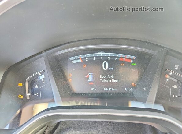 2HKRW1H83LH420901 2020 HONDA CR-V White ხელსაწყოთა პანელის ხედი