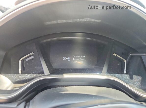 2HKRW1H84LH427730 2020 HONDA CR-V White Вид щитка приладів