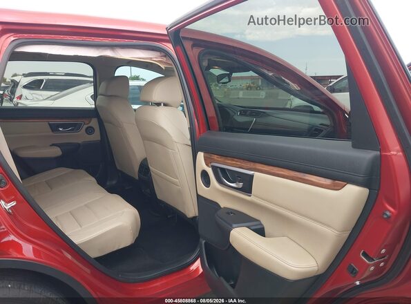 2HKRW1H89HH511596 2017 HONDA CR-V Red Vista de la etiqueta del VIN