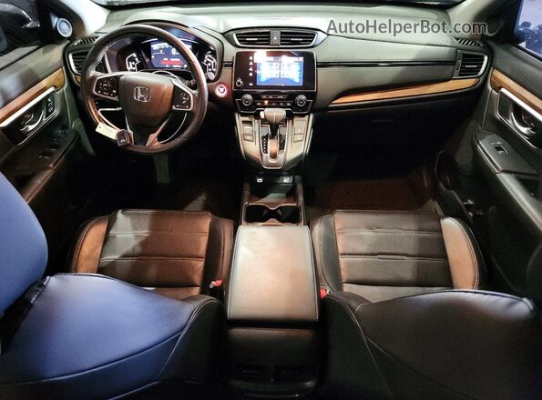 2HKRW1H89MH417194 2021 HONDA CR-V Gray Dashboard view