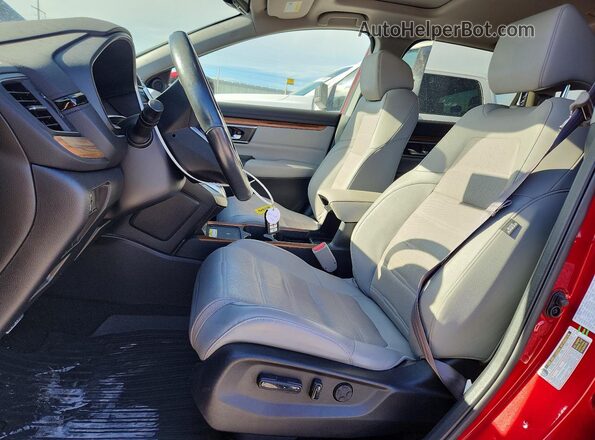2HKRW1H93MH412131 2021 HONDA CR-V Красный Вид салона спереди