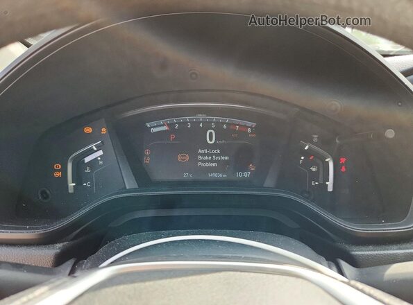 2HKRW2H28MH217781 2021 HONDA CR-V Black Widok zestawu wskaźników