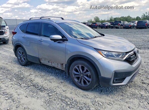 2HKRW2H40MH229585 2021 HONDA CR-V Silver Front right