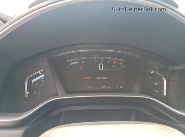 2HKRW2H40MH229585 2021 HONDA CR-V Silver Instrument cluster view