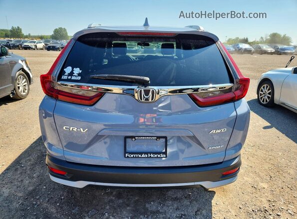 2HKRW2H46NH225817 2022 HONDA CR-V Gray Vista trasera