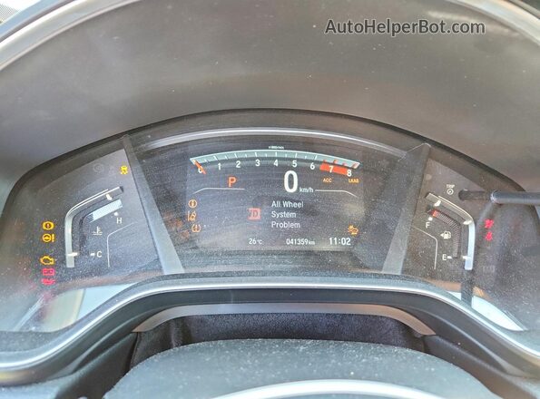 2HKRW2H46NH225817 2022 HONDA CR-V Gray Vista del cuadro de instrumentos