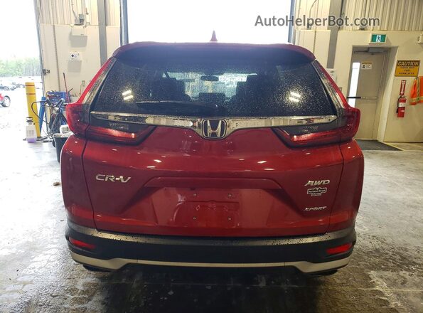 2HKRW2H47MH202965 2021 HONDA CR-V Red Հետևի տեսք