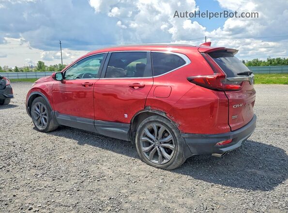 2HKRW2H4XLH230127 2020 HONDA CR-V Red Rear left