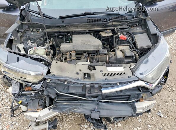 2HKRW2H50HH608228 2017 HONDA CR-V Gray Vista del compartimento del motor