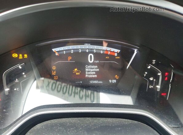 2HKRW2H50HH608228 2017 HONDA CR-V Gray Vista del cuadro de instrumentos