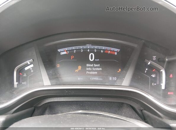 2HKRW2H50JH647701 2018 HONDA CR-V Black Widok tylnych siedzeń