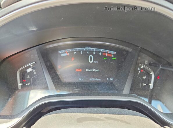 2HKRW2H50MH615786 2021 HONDA CR-V White Вид щитка приладів