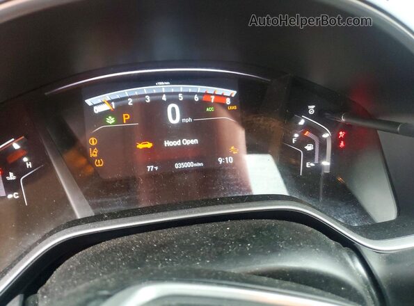 2HKRW2H50MH630482 2021 HONDA CR-V Красный Вид щитка приборов