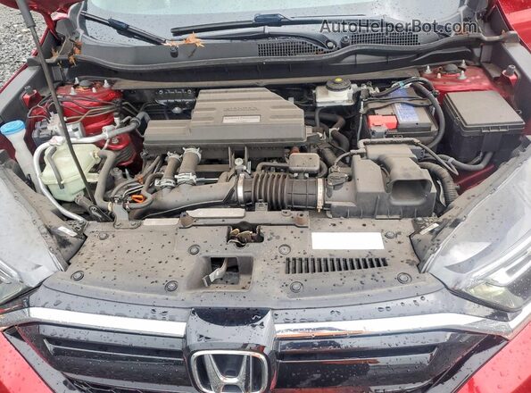 2HKRW2H50MH630482 2021 HONDA CR-V Красный Вид задней части салона