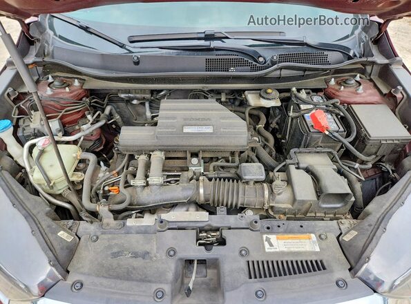 2HKRW2H51HH647443 2017 HONDA CR-V Burgundy Vista del compartimento del motor