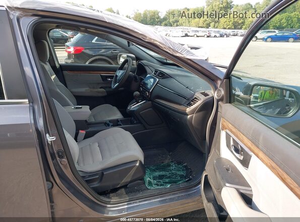 2HKRW2H51MH613447 2021 HONDA CR-V Серый Вид салона спереди