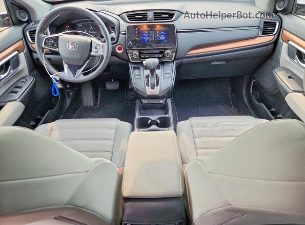 2HKRW2H52MH638034 2021 HONDA CR-V Gray Dashboard view